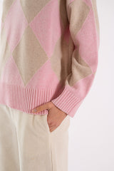 ELODIE DIAMONDS PINK SWEATER