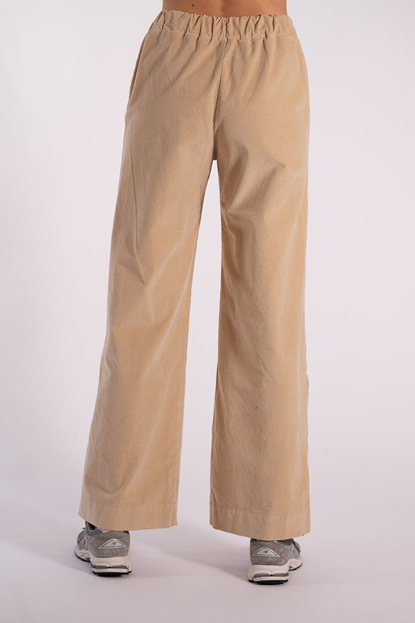 RITZ-V PLAIN VELVET TROUSERS