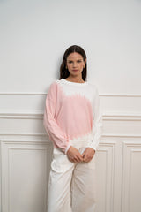 BABE PINK COTTON SWEATER