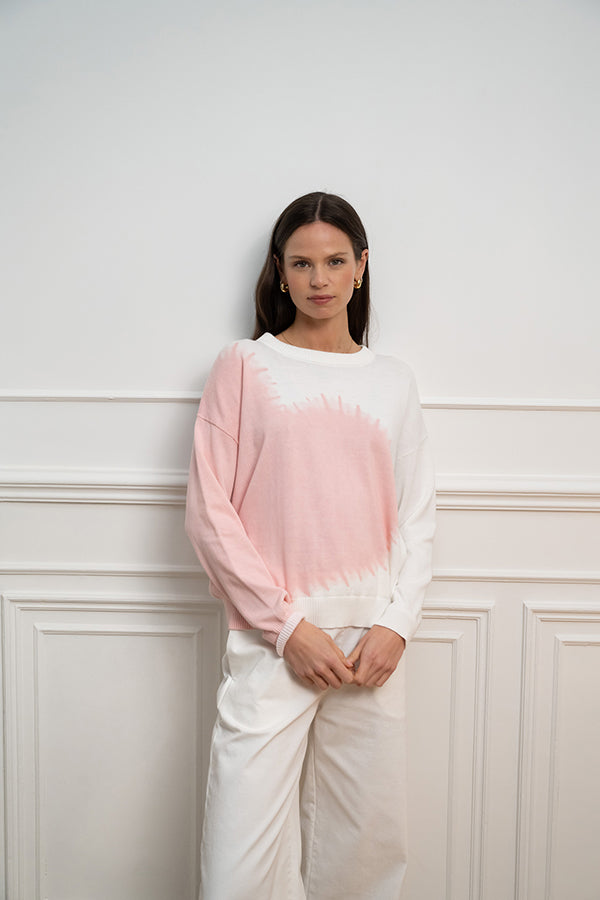 BABE PINK COTTON SWEATER