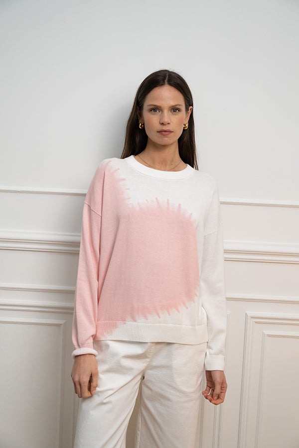 BABE PINK COTTON SWEATER