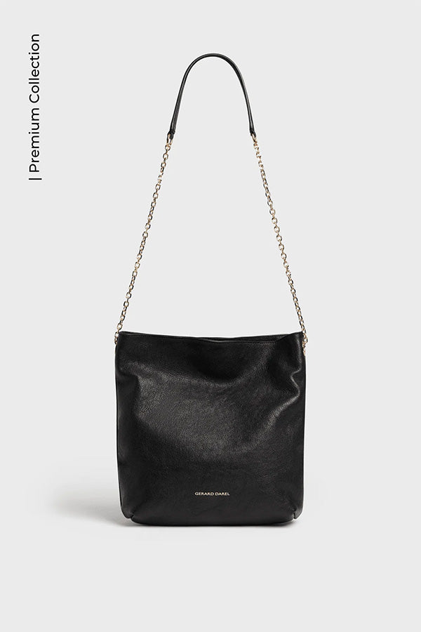 LE CHARLOTTE LEATHER HOBO BAG