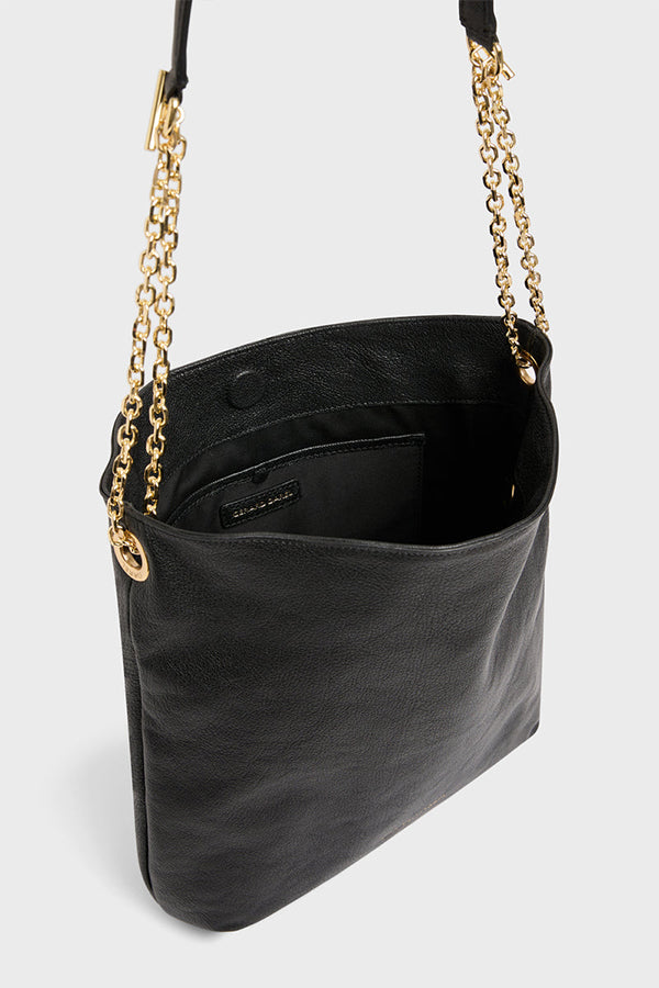 LE CHARLOTTE LEATHER HOBO BAG