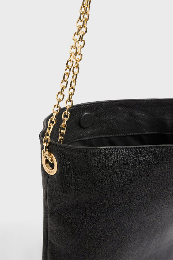 LE CHARLOTTE LEATHER HOBO BAG