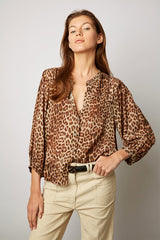 NARIN SOFT LEOPARD PRINT SHIRT