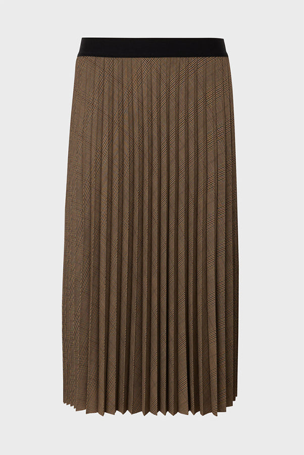 BETTYLOU PLEATED PRINCE OF WALES SKIRT