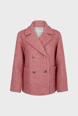 SOCRATE ALPACA BLEND SHORT WOOL COAT