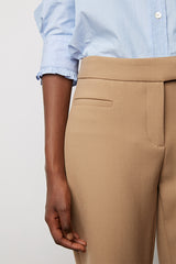 ECATERINA CAMEL 7/8 STRAIGHT TROUSERS