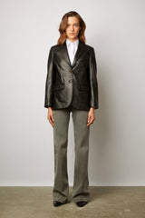 NAHELLE LEATHER SUIT JACKET