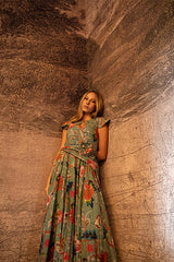 NINA GREEN DRESS