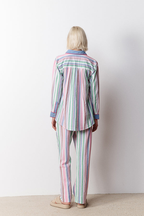 GIUSEPPA MULTICOLOR STRIPED SHIRT