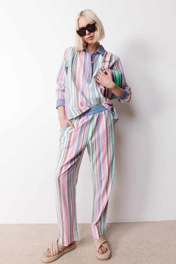 GIUSEPPA MULTICOLOR STRIPED SHIRT