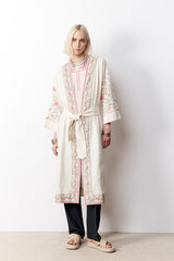 MAEVA LONG EMBROIDERED KIMONO