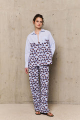 LOUXOR PRINTED STRIPED SHIRT