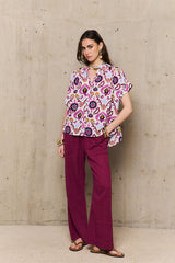 YUCATAN PINK PRINTED SHIRT