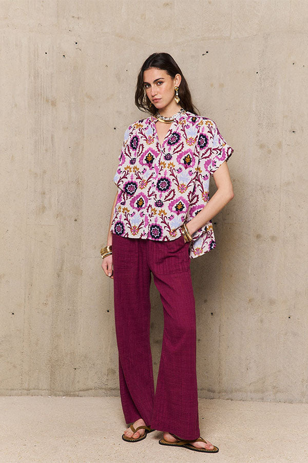 YUCATAN PINK PRINTED SHIRT