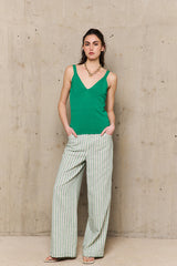 ENOLA GREEN TANK TOP