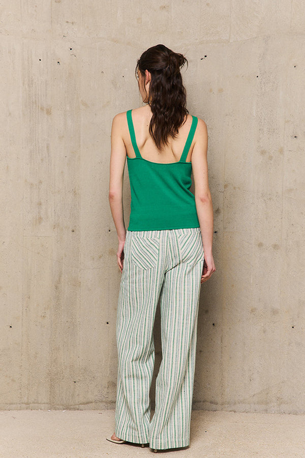 ENOLA GREEN TANK TOP