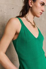 ENOLA GREEN TANK TOP