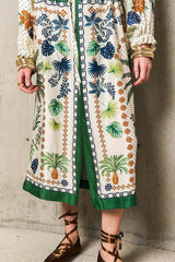 MAHALIA POLKA DOT PRINTED LONG DRESS
