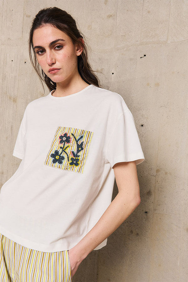 SYRUP EMBROIDERED T-SHIRT