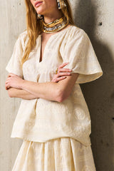 LAURE EMBROIDERED TUNIC