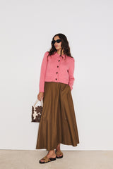 OCTAVIA BROWN SKIRT