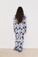 LOTUS INDIGO PRINTED TROUSERS