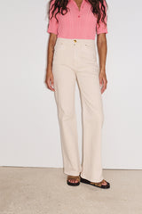 JULIETTE ECRU FLARED JEANS