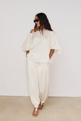 GALA ECRU TROUSERS