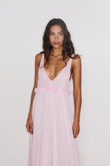 GAIA BLUSH MAXI SUNDRESS
