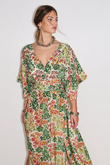 MIRA PRINTED LONG DRESS