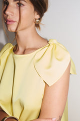 GALA YELLOW SLEEVELESS TUNIC