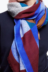 NIGHT BURGUNDY DIURNE SCARF