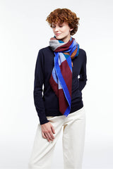 NIGHT BURGUNDY DIURNE SCARF