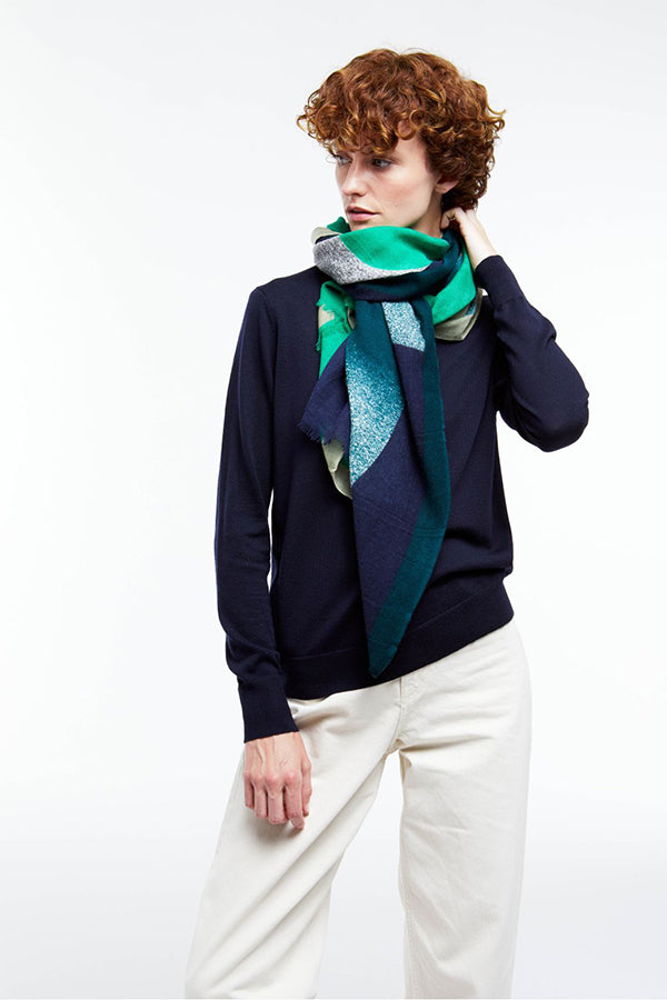 GREEN BLUE DIURNE SCARF