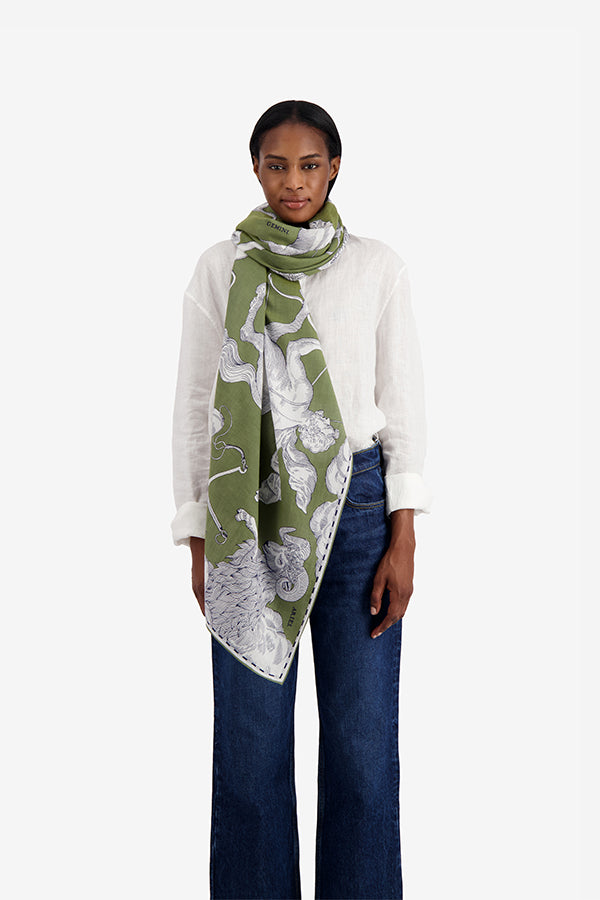 ASTROLOGIE KHAKI SCARF