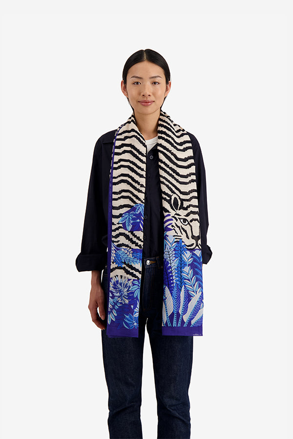 BALKHACH BLUE SCARF