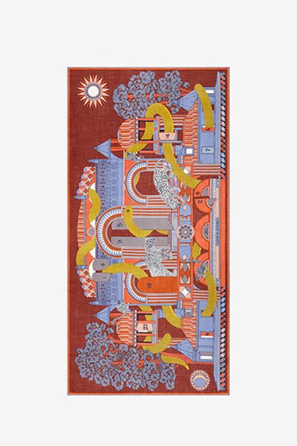 NICOLAS AUTUMN 100 SCARF
