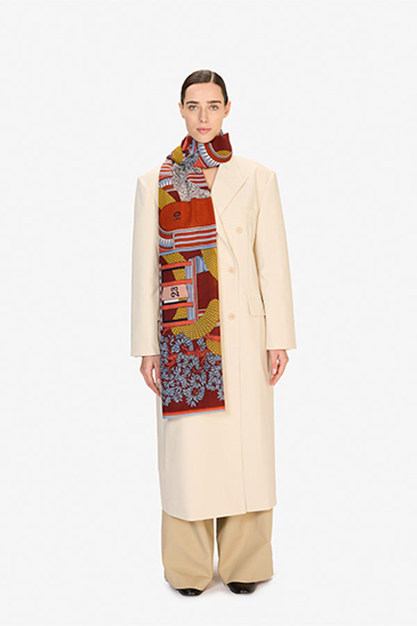 NICOLAS AUTUMN 100 SCARF