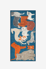 TOUTOU DUCK BLUE 100 SCARF