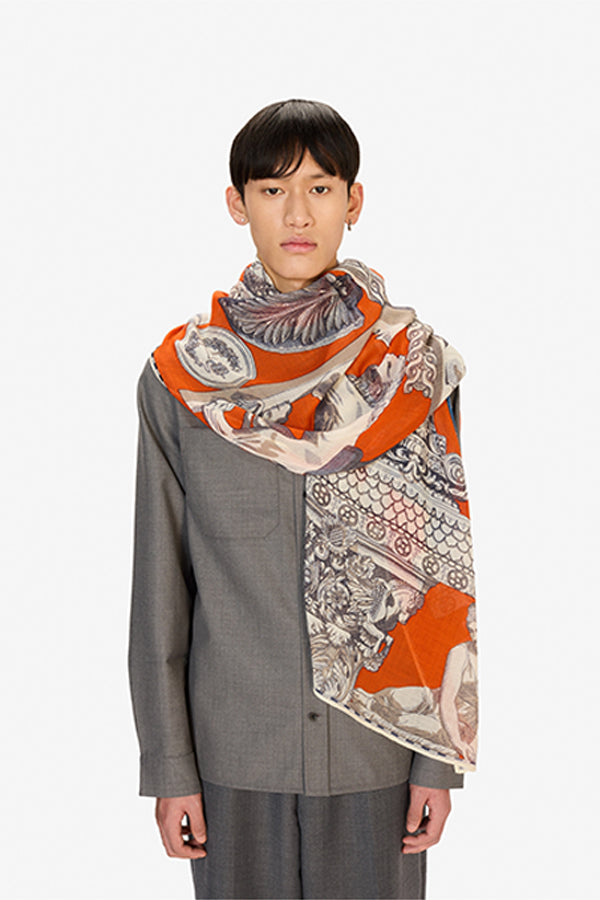 ARCHIVES ORANGE 80 SCARF