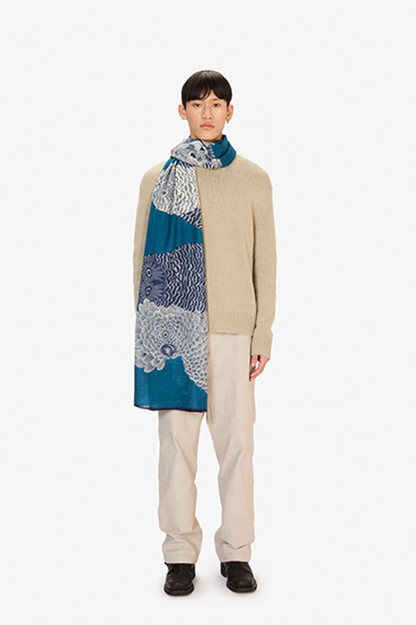 CHOUETTE BLUE 80 SCARF