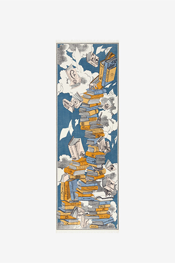 EDITIONS NAVY 70 SCARF