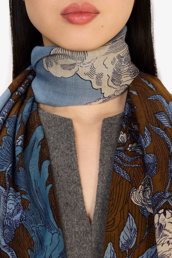 HISTOIRE BLUE 70 SCARF