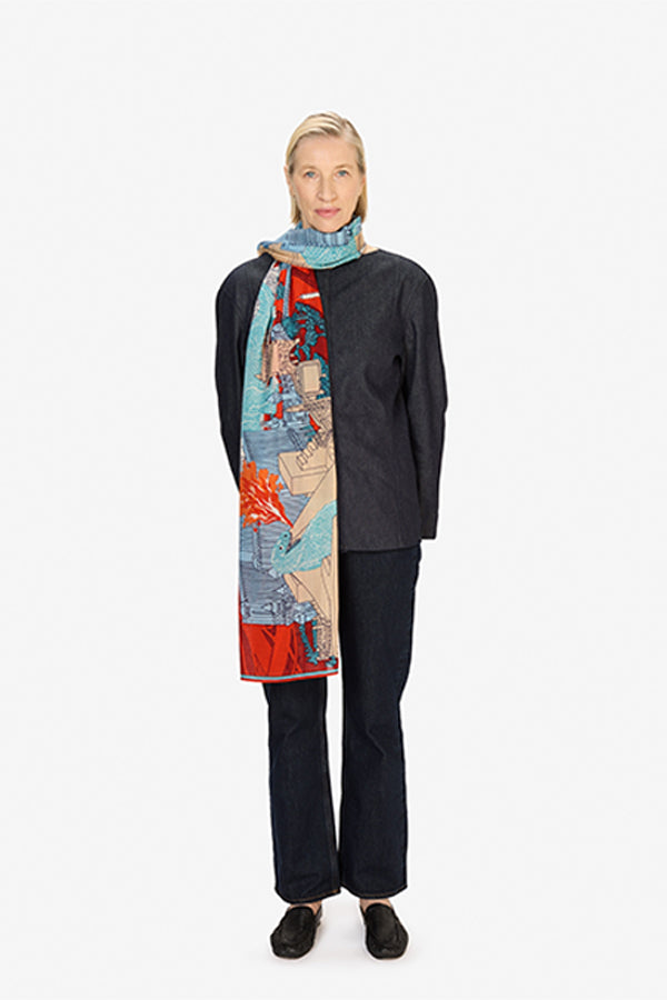 VEGAS RED 80 SCARF