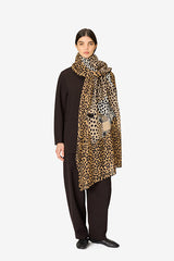 FELIS GREY WOOL SCARF