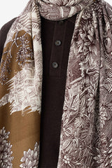 PIRANESI WOOL SILK SCARF