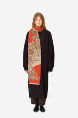 1889 TERRACOTTA WOOL SCARF