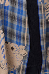 PANTEO 3D COTTON, WOOL AND ACRYLIC SCARF